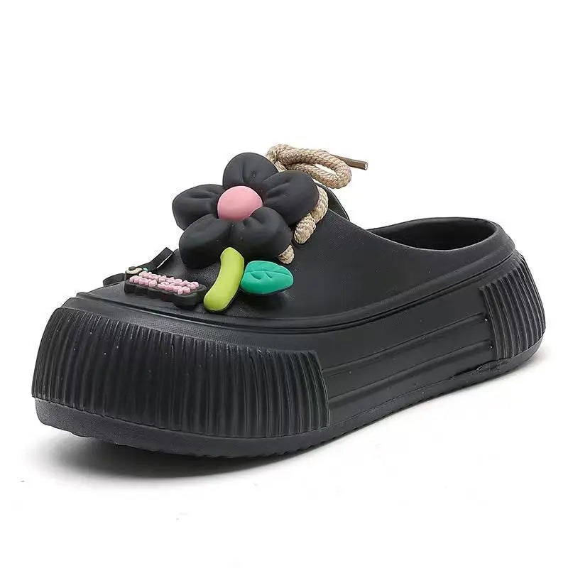 Women Slippers Cute Decoration Platform Sandals