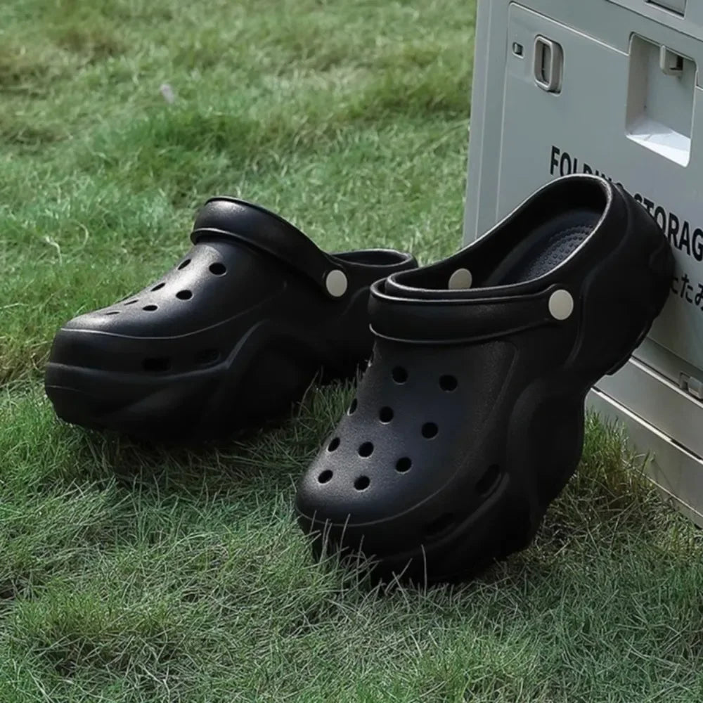 Fashion Bow Decor CROCS Sandals
