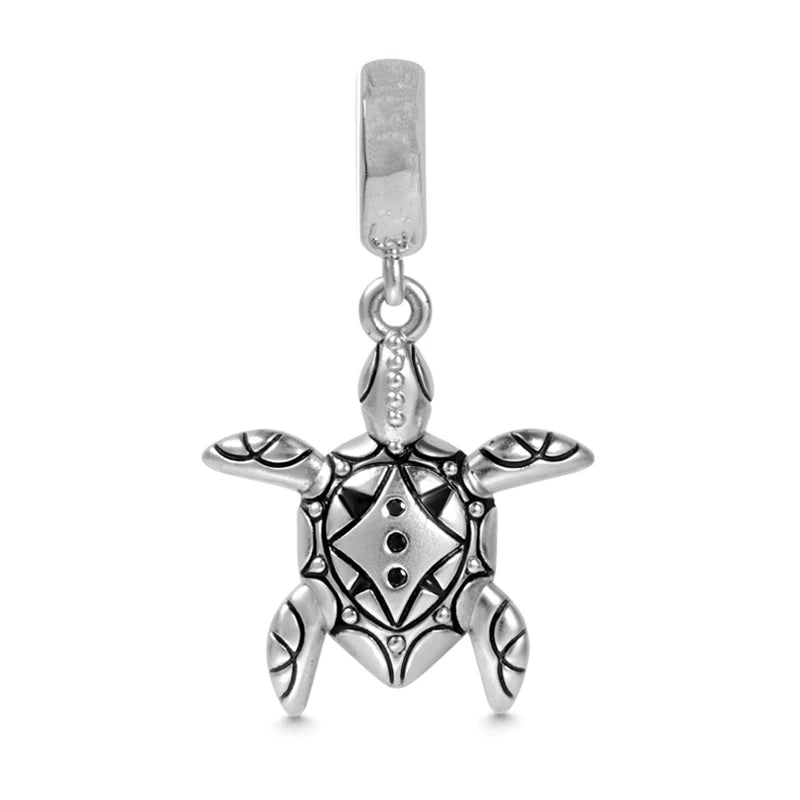 Blue Marine Organism Series Charm Jewelry Fit Original 925 Sterling Silver
