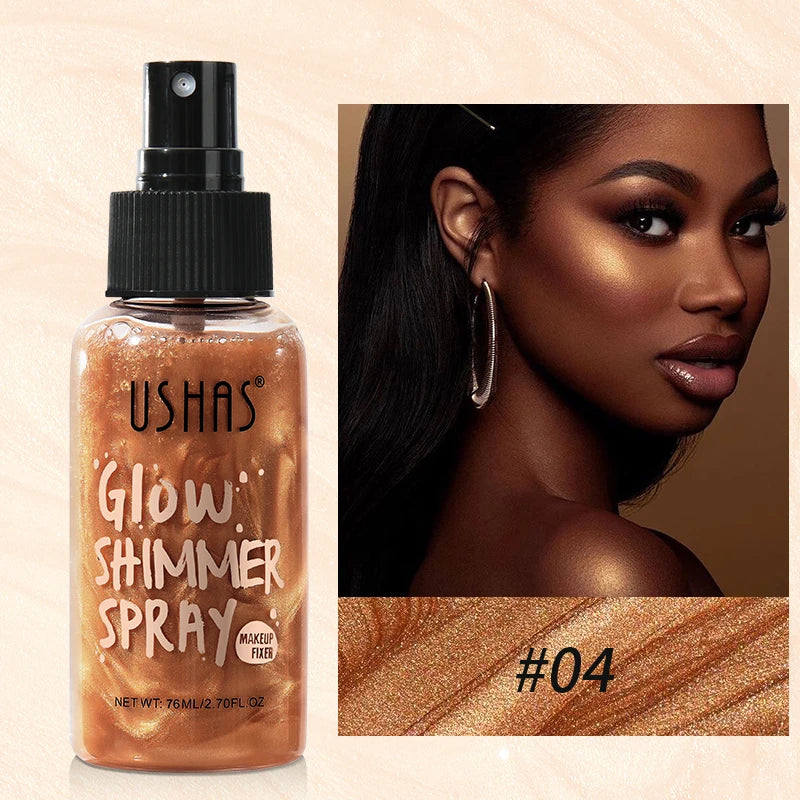 Body Liquid Highlighter Facial Contour Long Lasting Sequin Illuminating