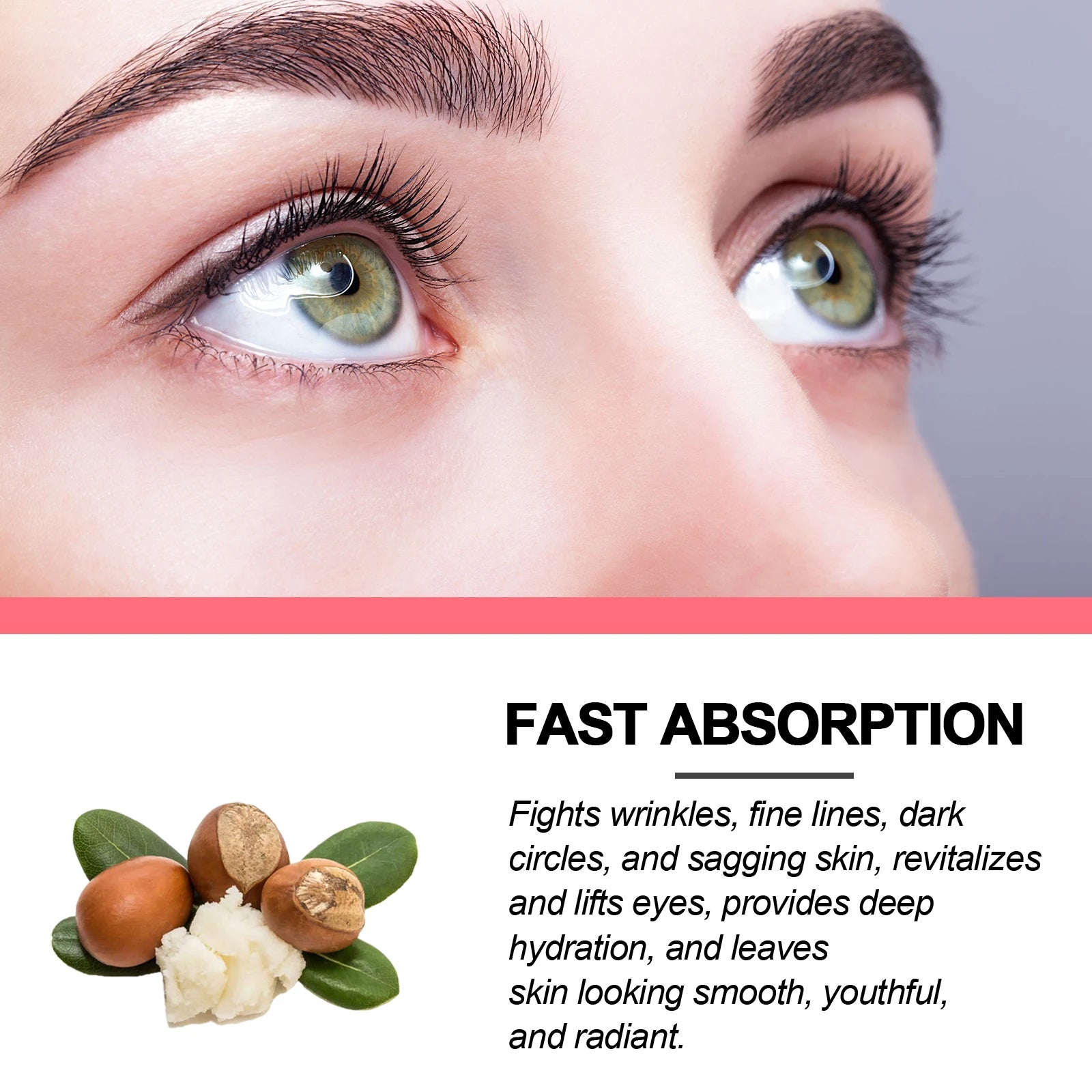 Retinol Eye Cream Stick Lightening Dark Circles Anti-Puffiness Smooth Brightening Moisturizing Firming Under Eye