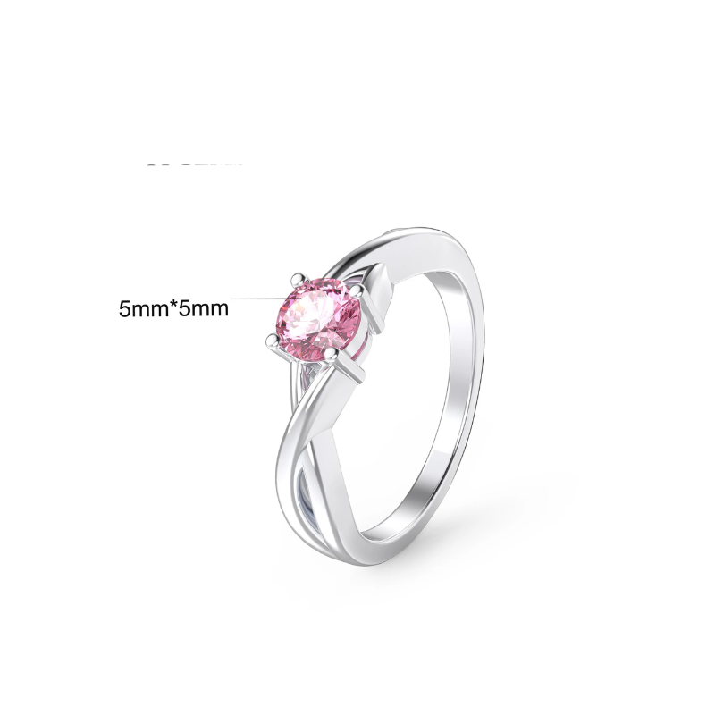 Gemstone Amethyst Sapphire Ring Silver 925 Jewelry For Women