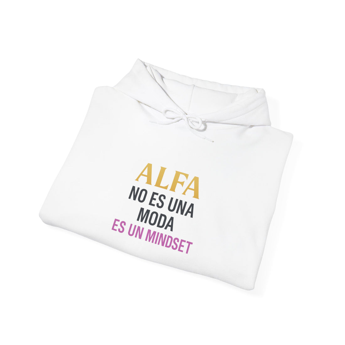 Alfa Mindset Hoodie - Unisex Heavy Blend Sweatshirt, Inspirational Gift, Cozy Casual Wear, Motivational Apparel, Perfect for All Occasions