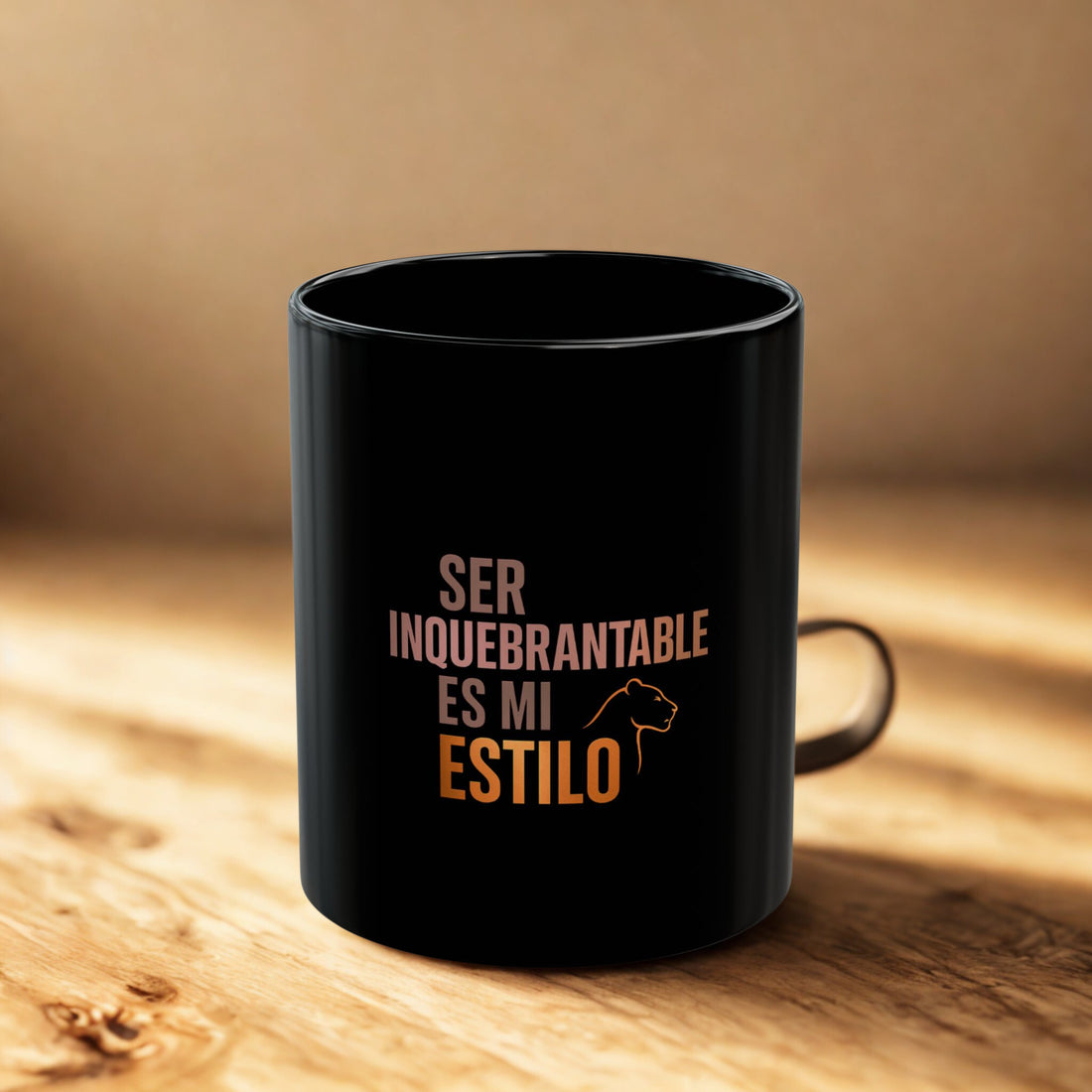 Empowering Black Mug - Inspirational Coffee Cup, Unique Gift for Motivation, Stylish Drinkware, Perfect for Home &amp; Office