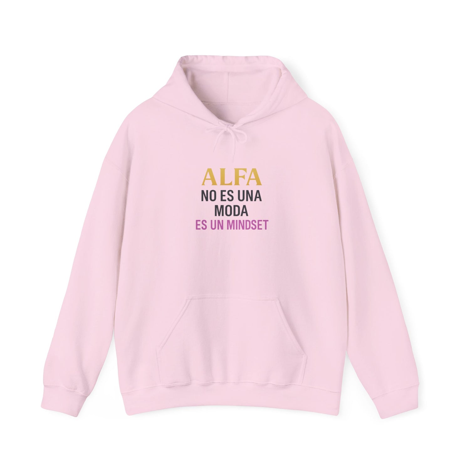 Alfa Mindset Hoodie - Unisex Heavy Blend Sweatshirt, Inspirational Gift, Cozy Casual Wear, Motivational Apparel, Perfect for All Occasions