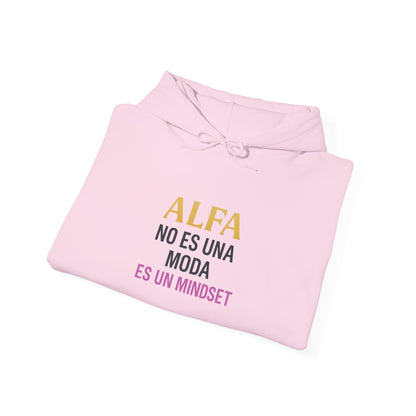 Alfa Mindset Hoodie - Unisex Heavy Blend Sweatshirt, Inspirational Gift, Cozy Casual Wear, Motivational Apparel, Perfect for All Occasions