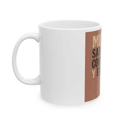 Ceramic Coffee Mug - &quot;Mi Café Sabe a Confianza y Éxito&quot; - Inspirational Gift for Coffee Lovers, Office Decor, Home Kitchen, [...]