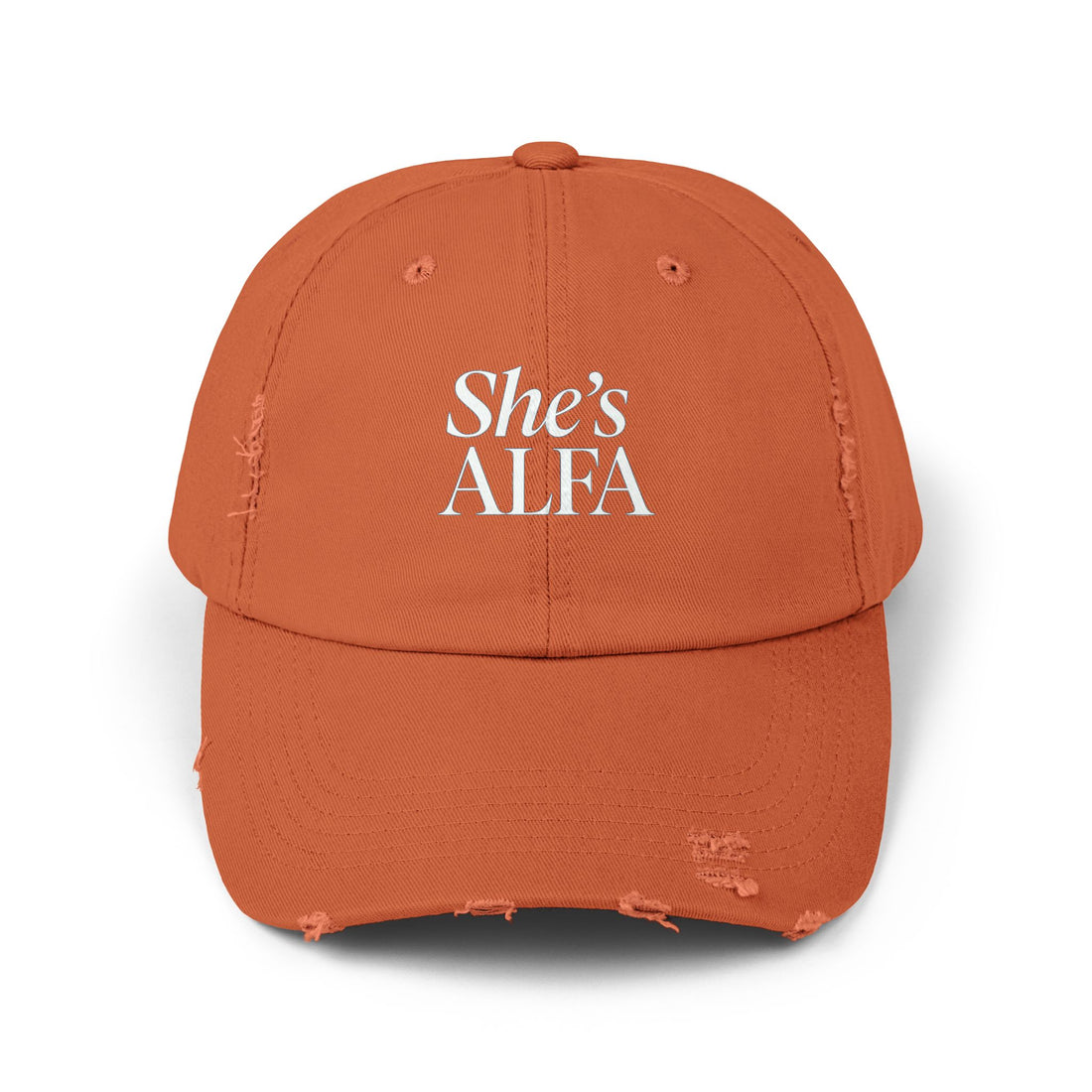Unisex Distressed Cap - Casual Trendy Hat for Everyday Style | Perfect Gift for Women, Fashion Accessories, Relaxed Look - She&