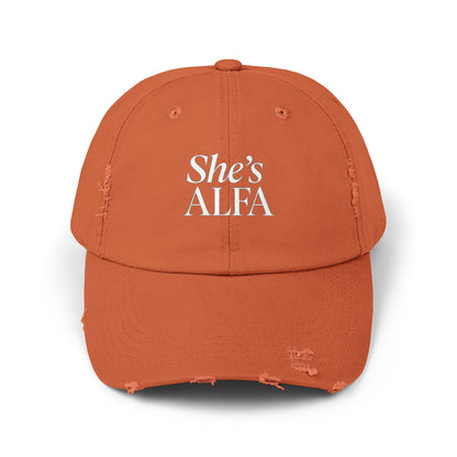 Unisex Distressed Cap - Casual Trendy Hat for Everyday Style | Perfect Gift for Women, Fashion Accessories, Relaxed Look - She&