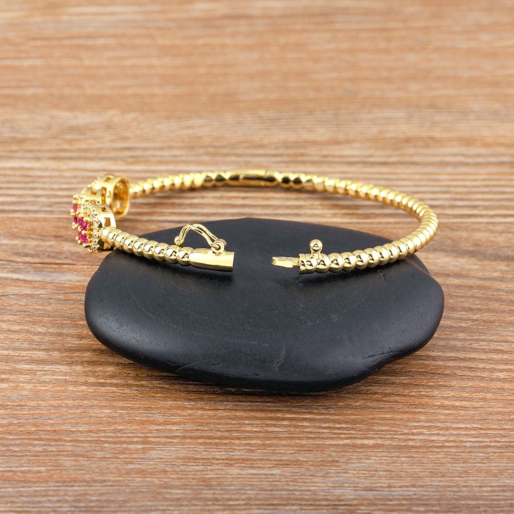 Trend Classic Design Buckle Bracelet Crystal Jewelry