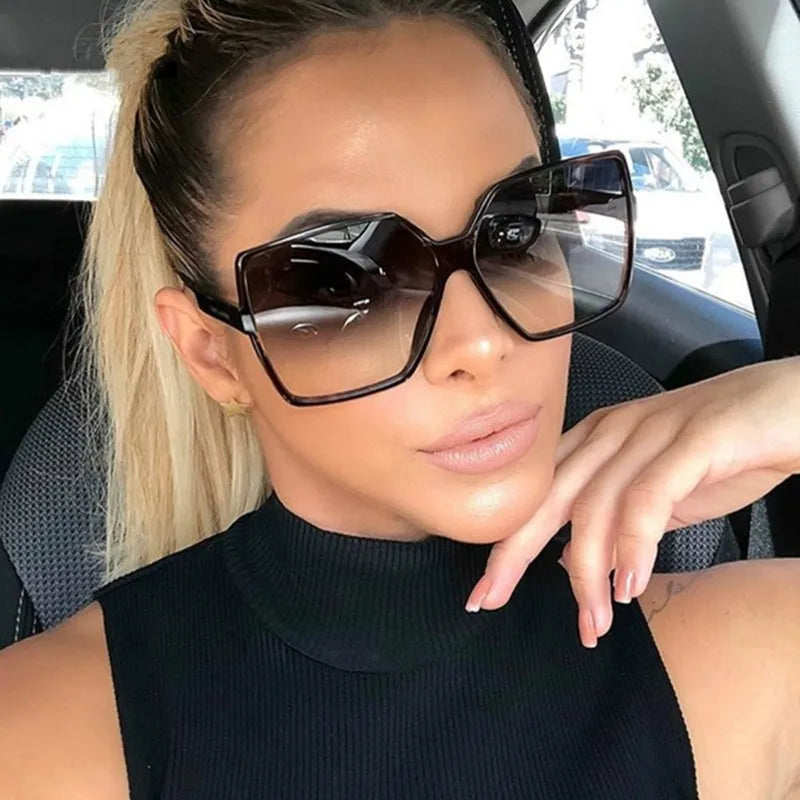 Women Oversized Sunglasses - Brand Designer Eyewear