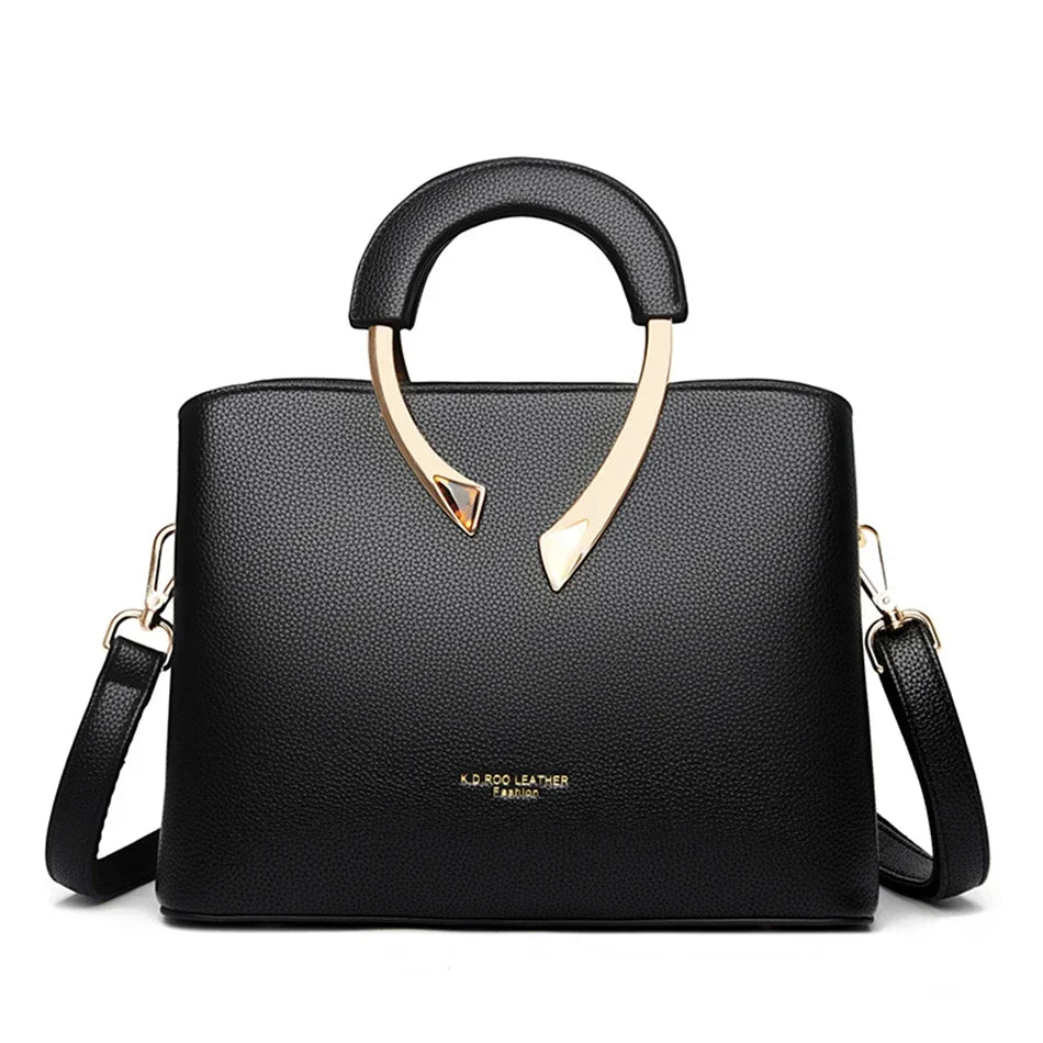 High Quality Leather Casual Tote Luxury Handbags for Women