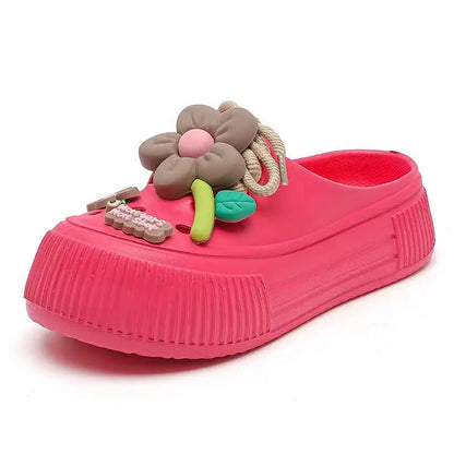 Women Slippers Cute Decoration Platform Sandals