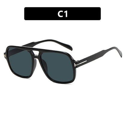 Sunglasses Women Brand Designer Vintage Square - Female Big Frame.