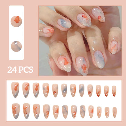Nails Almond Shaped Press on Nails - 24pcs