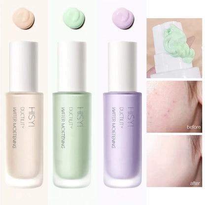 Silky and clear primer, natural cream to brighten and prevent makeup from coming off easily