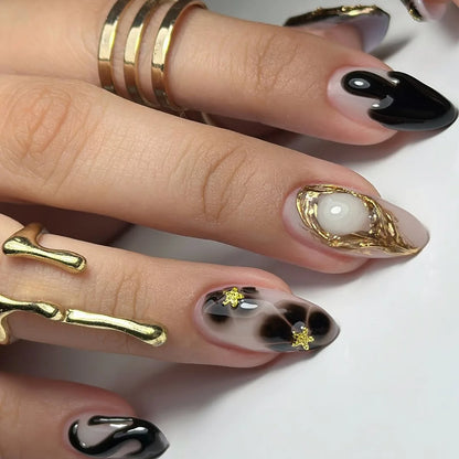 Nails Almond Shaped Press on Nails - 24pcs