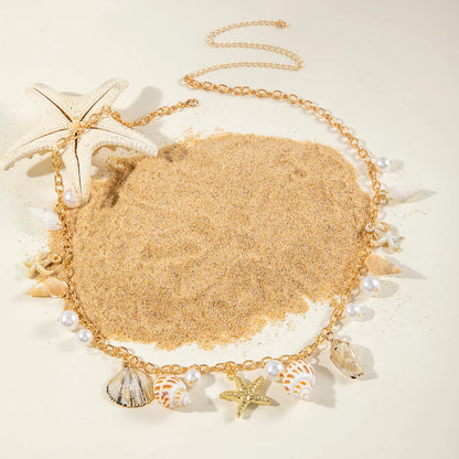 Bohemian Sea Star Conch Waist Chain Women