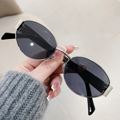 Fashion Oval Retro Sunglasses Women