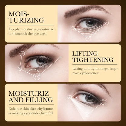 Gold Hyaluronic Acid Eye Cream - Eye Bags Firming Moisturizing