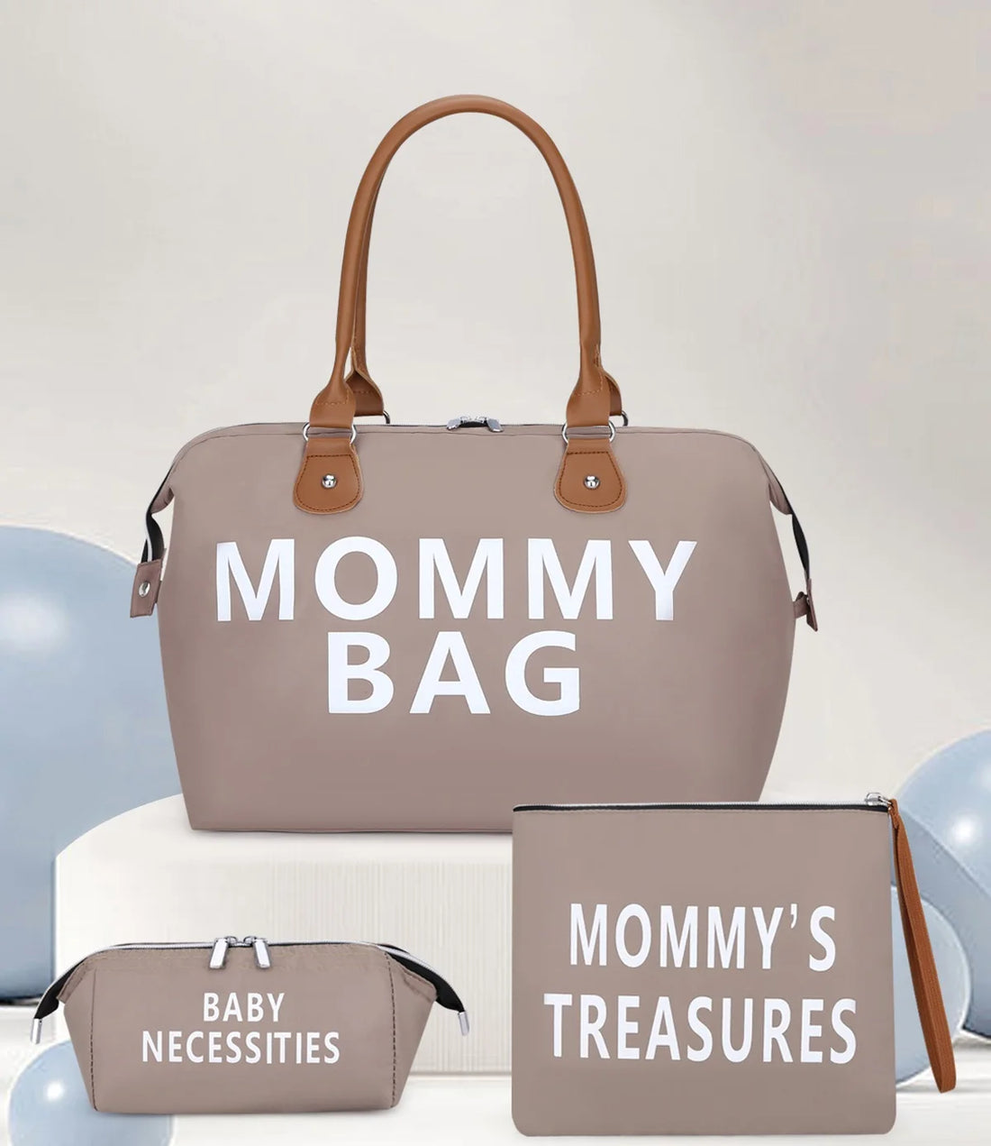 3pcs Set Maternity Shoulder Bag Organizer with Large Capacity