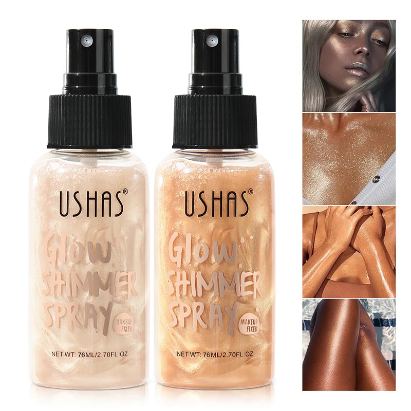 Body Liquid Highlighter Facial Contour Long Lasting Sequin Illuminating
