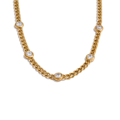 Chain Necklace for Women 316L Stainless Steel Fashion Jewelry