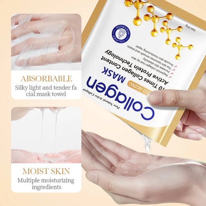 Collagen Face Mask Moisturizing Anti-Aging Repair Brightening skincare