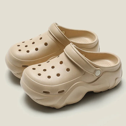 Fashion Bow Decor CROCS Sandals