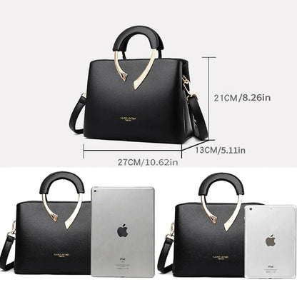 High Quality Leather Casual Tote Luxury Handbags for Women