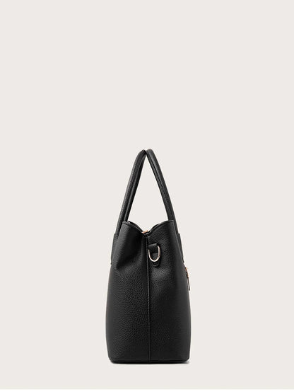 Simple casual handbag for women, large capacity.