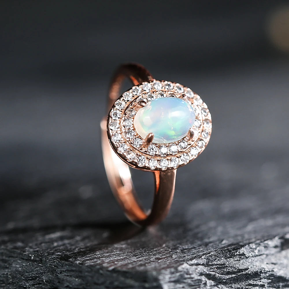 925 silver plated rose gold women&