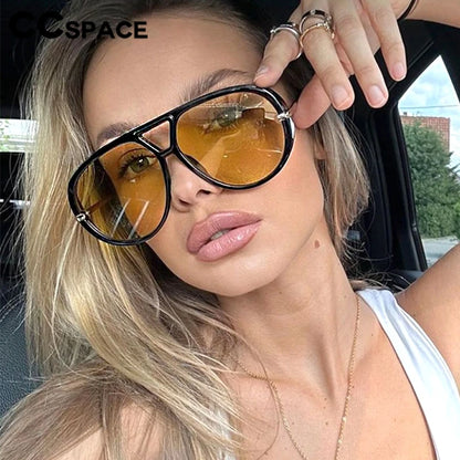 Luxury Women Sunglasses Vintage Oversized.