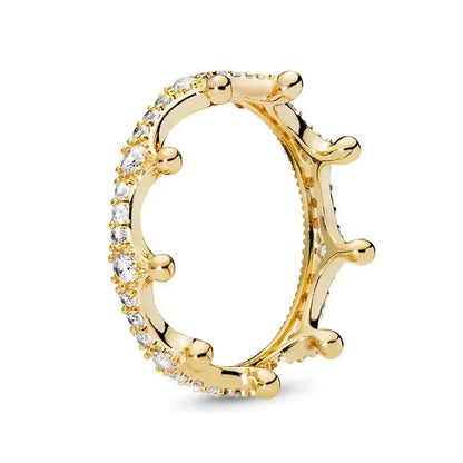 Exquisite Gold 925 Sterling Silver Ring Exquisite Charm