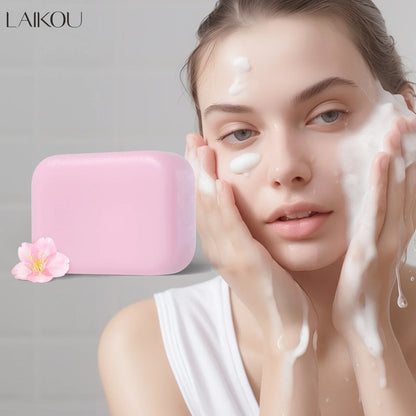 Sakura Facial Soap Reduces Acne Dark Spot, Deep Cleaning