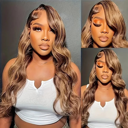 Honey Blonde lace front wig human hair