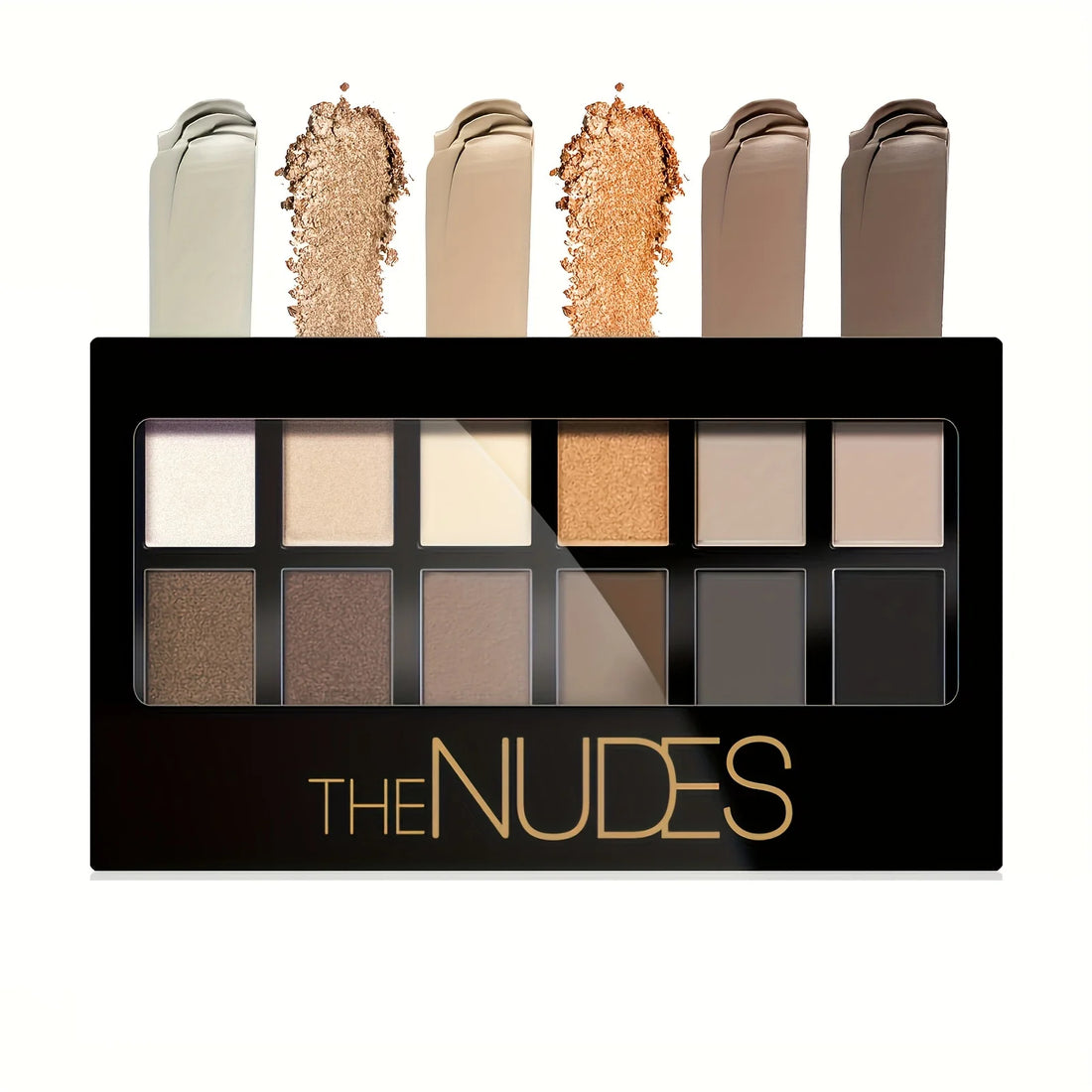 Smokey Eyeshadow Palette, Brown Black Dark Color Series