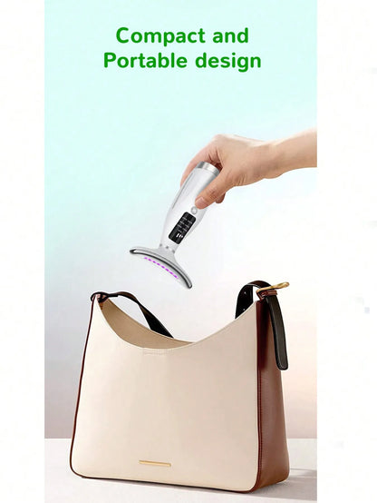 Face And Neck Beauty Instrument  With Curved Hand Grip