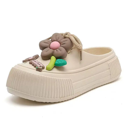 Women Slippers Cute Decoration Platform Sandals