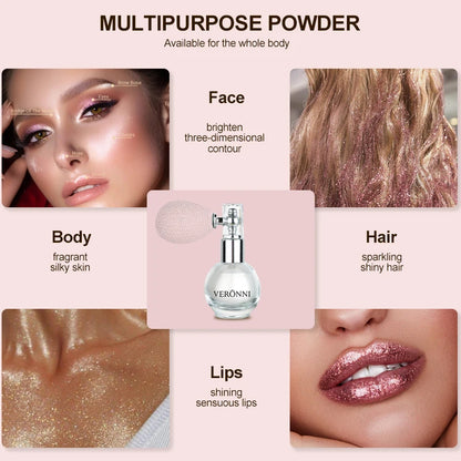 High Gloss Body Diamond Shimmering Spray Powder Highlight