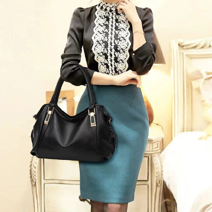 Casual Fashion Women Shoulder Bag Solid Color