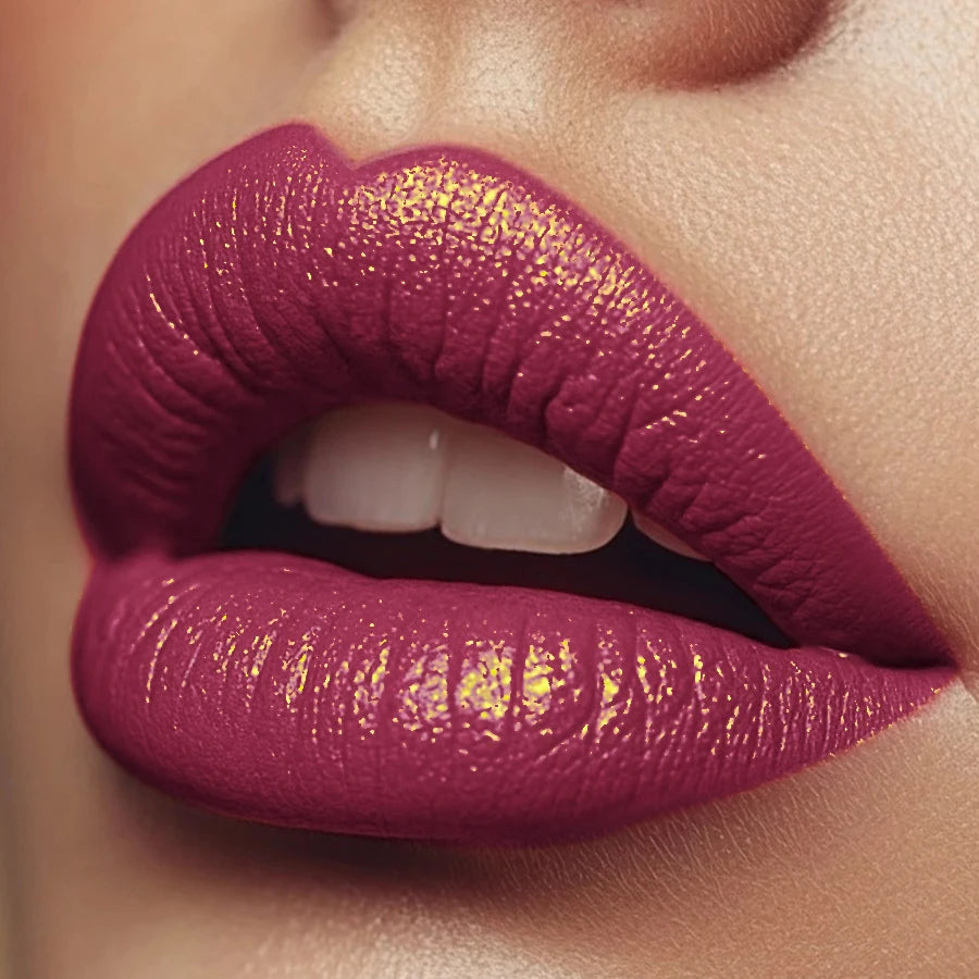 Metallic Lip Glaze Shiny Long Lasting Lip Gloss Waterproof Makeup Lip Oil