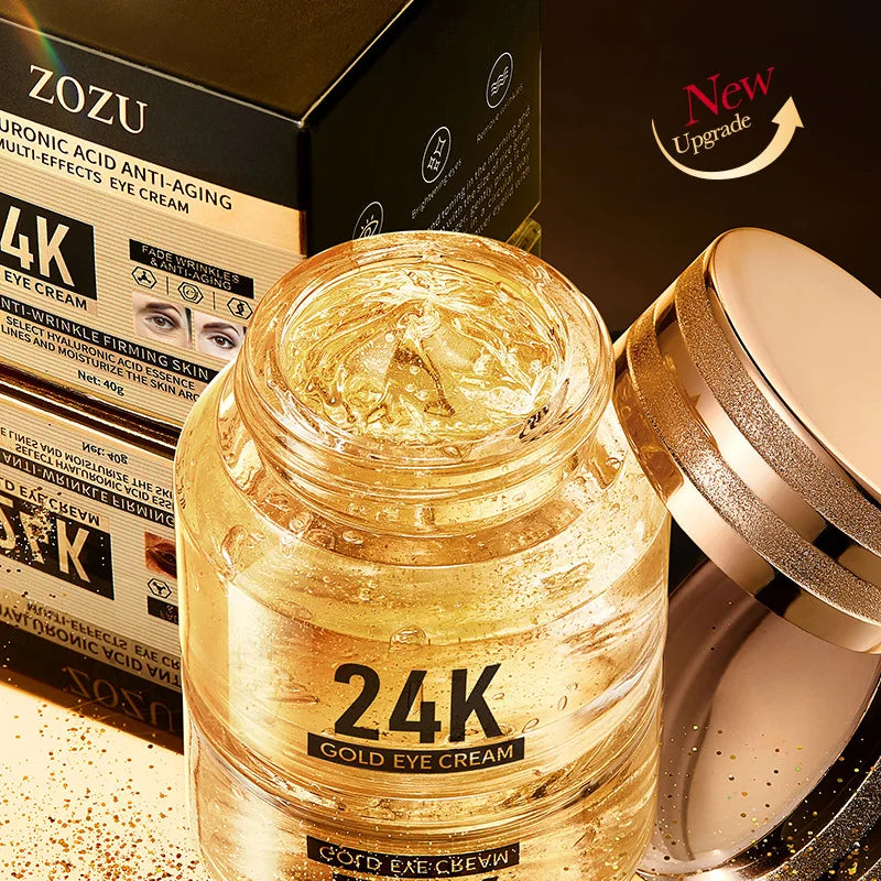 Gold Hyaluronic Acid Eye Cream - Eye Bags Firming Moisturizing