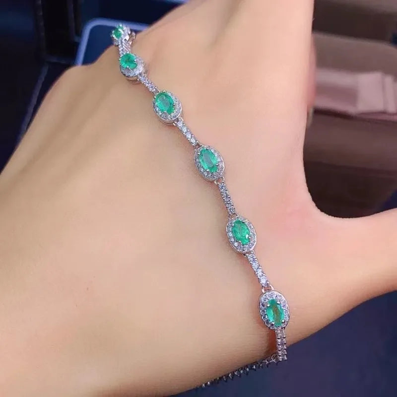 Fine Jewelry 925 Sterling Silver Gemstones Women&