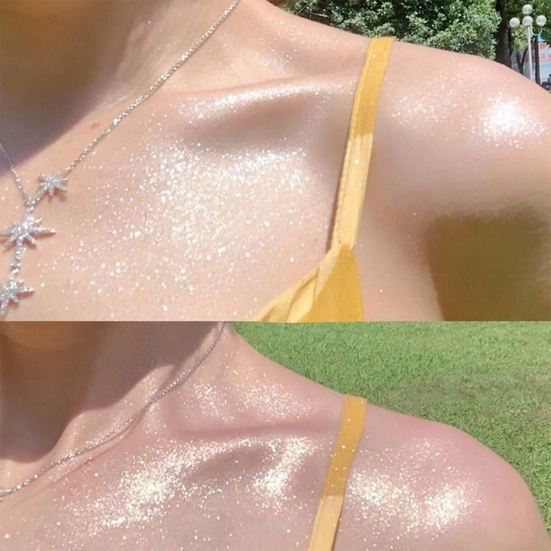 High Gloss Body Diamond Shimmering Spray Powder Highlight