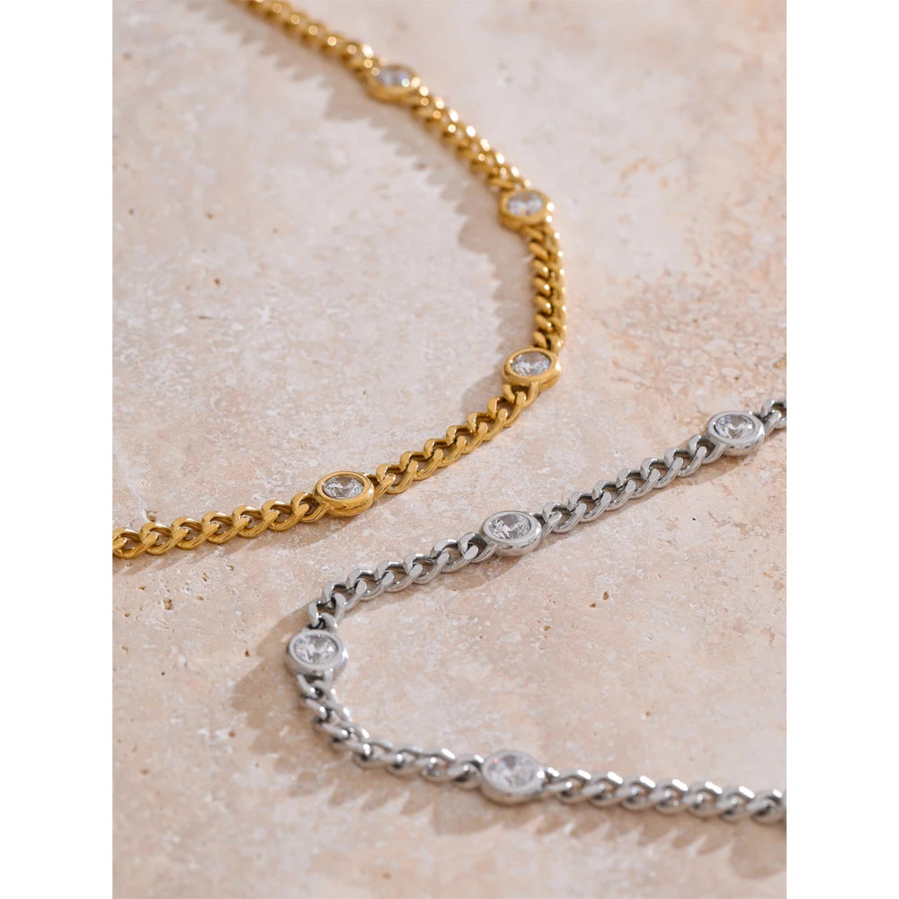 Chain Necklace for Women 316L Stainless Steel Fashion Jewelry