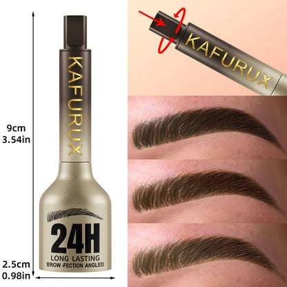 3D Eyebrow Pencil Hairline Anti-Smudge Waterproof Long Lasting.