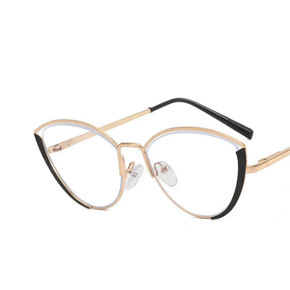 Vintage Cat Eyeglasses Trendy Anti-Blue Light Fashion Eyewear.