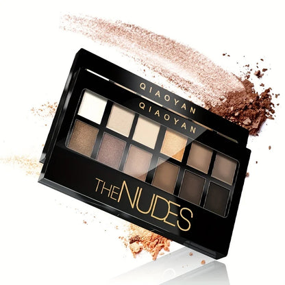Smokey Eyeshadow Palette, Brown Black Dark Color Series