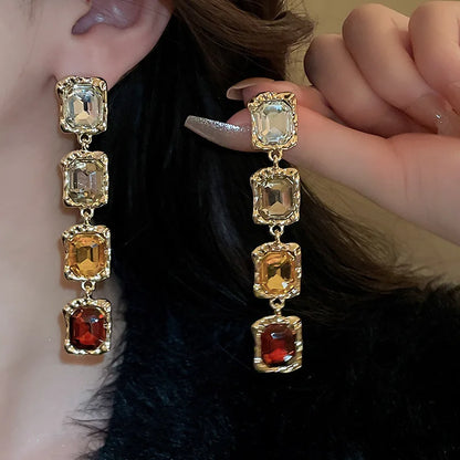 Necklace and Earrings Fashionable Temperament Splicing Jewelry